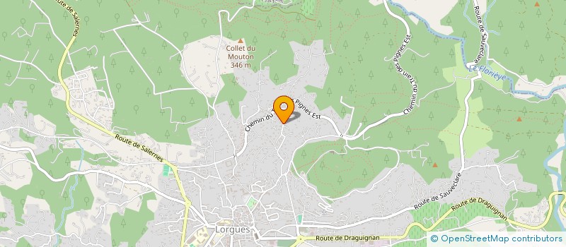 localisation de l'entreprise SCI BILLET-BISTER  LORGUES