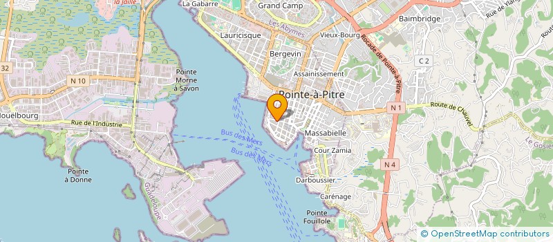 localisation de l'entreprise SCI BILLI à POINTE A PITRE