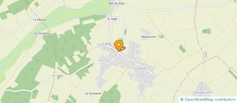 localisation de l'entreprise SCI BILLIETTE FRERES  LA CELLE-SAINT-CYR