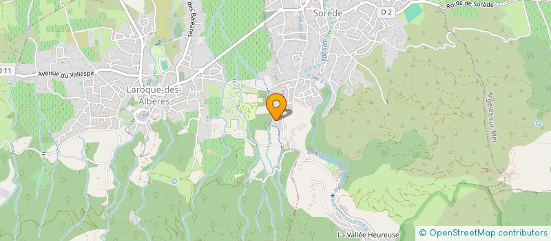 localisation de l'entreprise SCI BILLNYULS  SOREDE