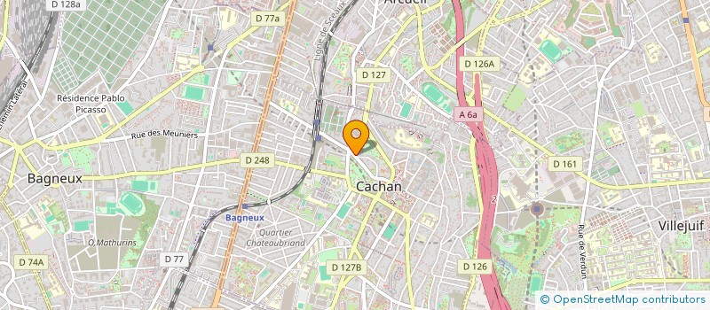 localisation de l'entreprise SCI BILLOD  CACHAN