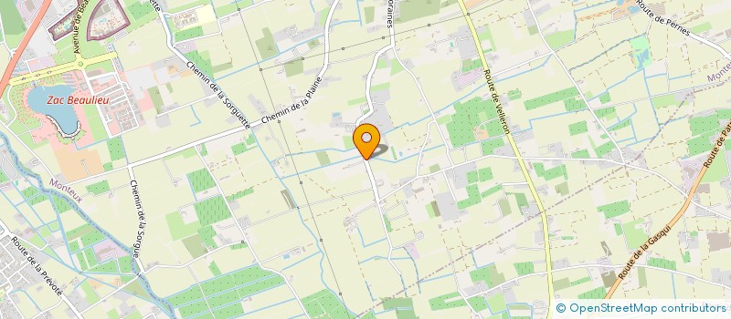 localisation de l'entreprise SCI BILLOIN ET FILS  MONTEUX