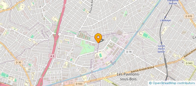 localisation de l'entreprise SCI BILLY  LES PAVILLONS-SOUS-BOIS