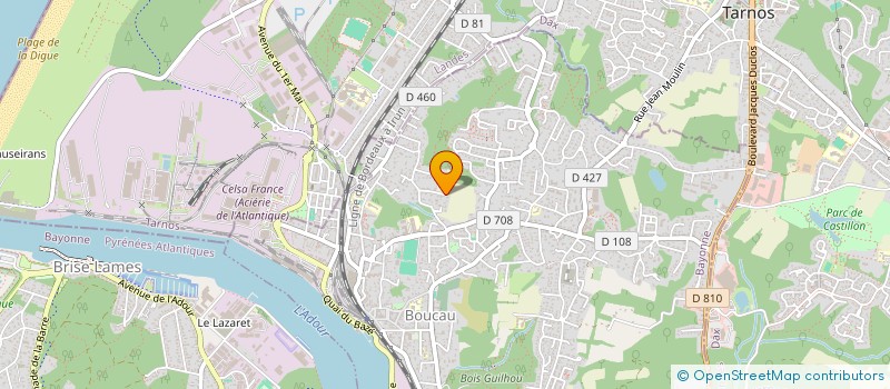 localisation de l'entreprise SCI BILLY  BOUCAU