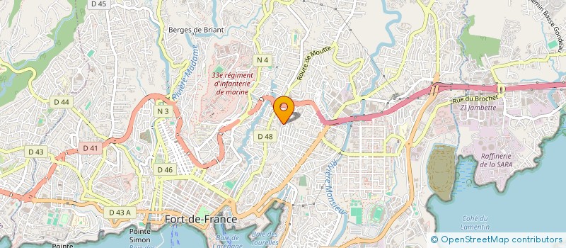 localisation de l'entreprise SCI BILLY  FORT-DE-FRANCE