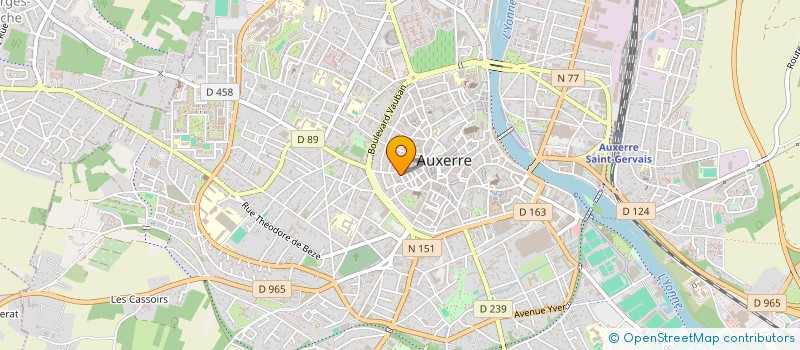 localisation de l'entreprise SCI BILLY DELISLE à AUXERRE