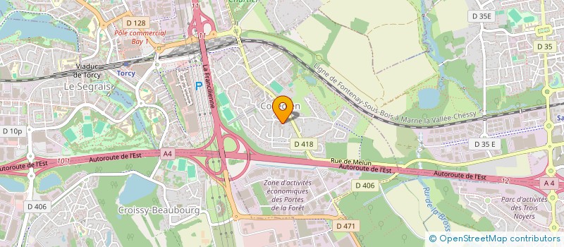 localisation de l'entreprise SCI BILLY ONE  COLLEGIEN