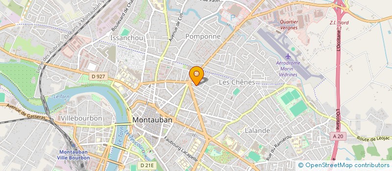 localisation de l'entreprise SCI BILMA  MONTAUBAN