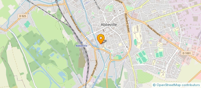 localisation de l'entreprise SCI BILMER à ABBEVILLE