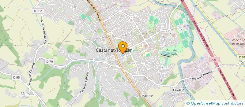 localisation de l'entreprise SCI BILMO  CASTANET-TOLOSAN