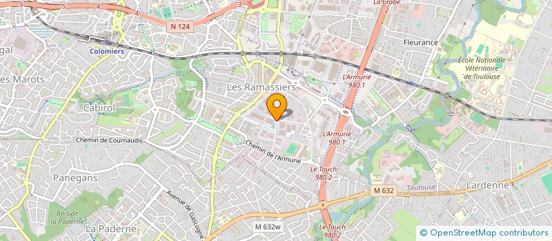 localisation de l'entreprise SCI BILOBA à COLOMIERS