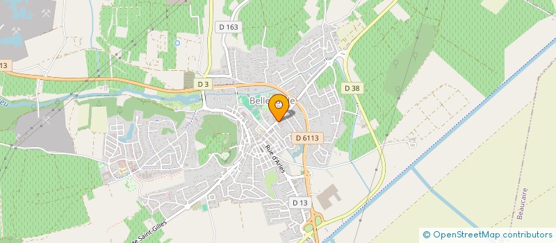 localisation de l'entreprise SCI BILOBA  BELLEGARDE