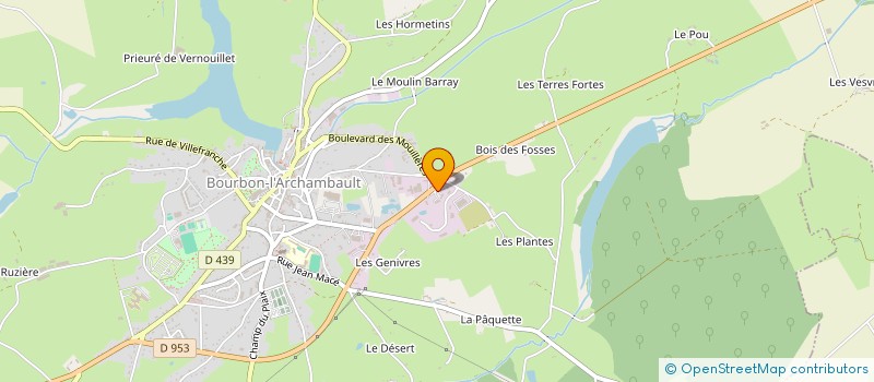 localisation de l'entreprise SCI BILOBAH A CAPITAL VARIABLE  ALLOGNY