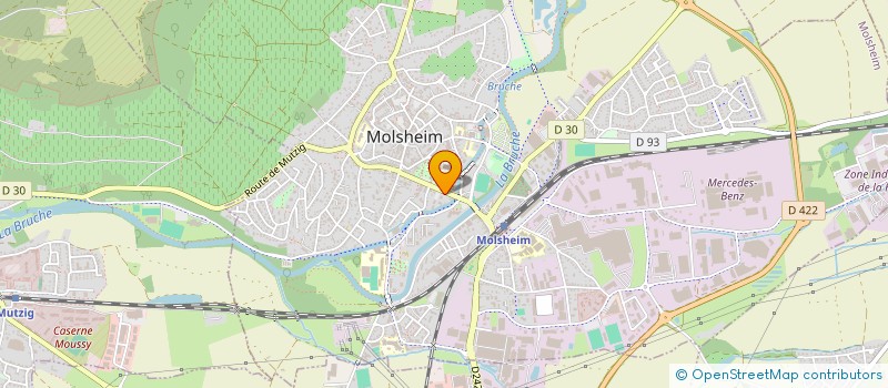 localisation de l'entreprise SCI BILOU  MOLSHEIM