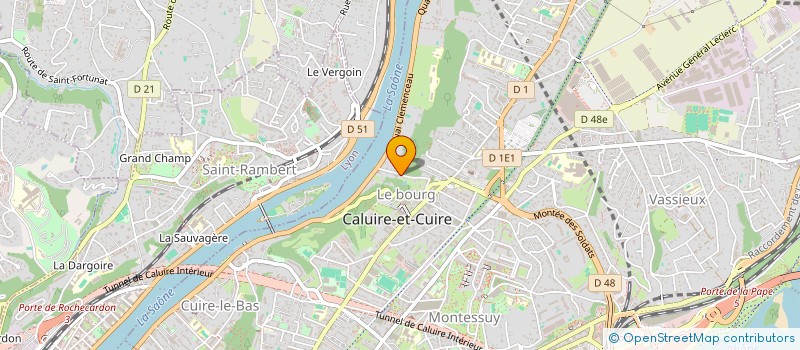 localisation de l'entreprise SCI BILOU  CALUIRE-ET-CUIRE