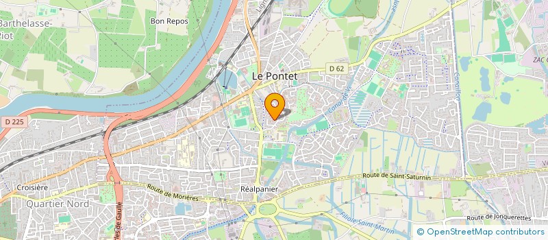 localisation de l'entreprise SCI BILOU IMMOBILIER  LE PONTET