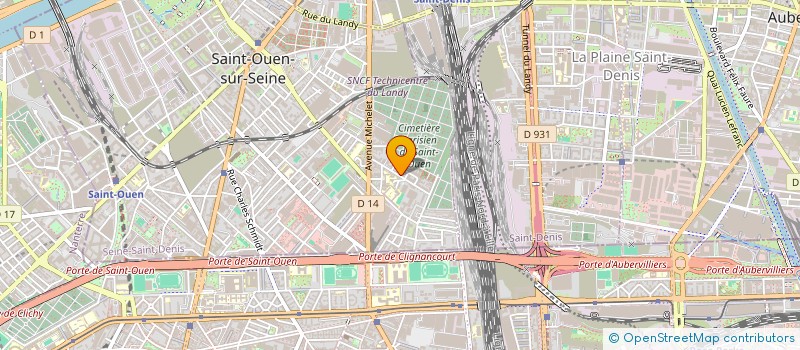 localisation de l'entreprise SCI BILOUTOU à SAINT-OUEN-SUR-SEINE