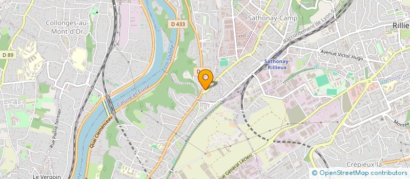 localisation de l'entreprise SCI BILS  FONTAINES-SUR-SAONE