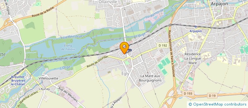 localisation de l'entreprise SCI BILS  EGLY