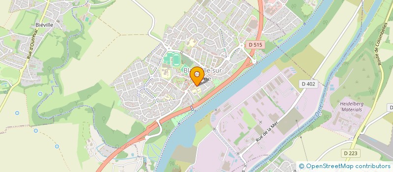 localisation de l'entreprise SCI BILSKIRNIR  OUISTREHAM