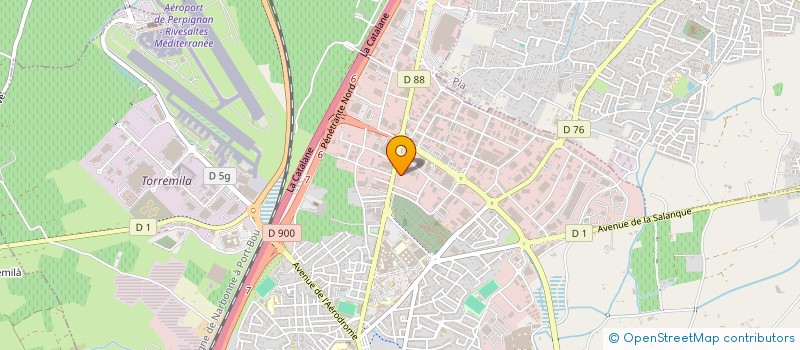 localisation de l'entreprise SCI BILUMI  PERPIGNAN