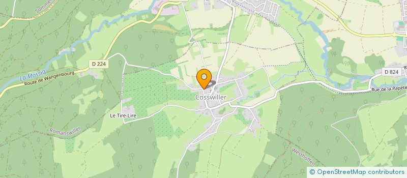 localisation de l'entreprise SCI BILZ  COSSWILLER