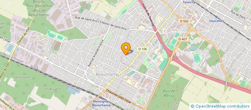 localisation de l'entreprise SCI BIMAKK  TAVERNY