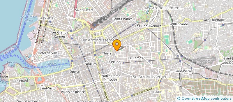 localisation de l'entreprise SCI BIMARU à MARSEILLE
