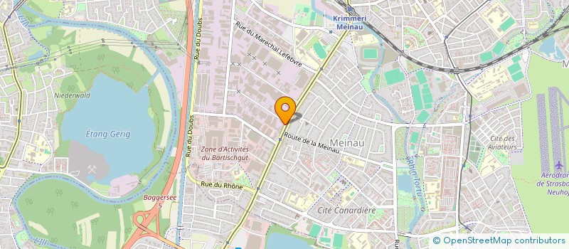 localisation de l'entreprise SCI BIMMO 67  STRASBOURG