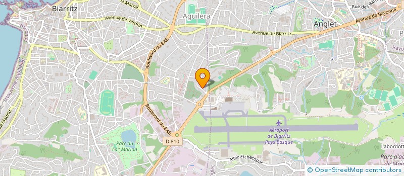 localisation de l'entreprise SCI BIMOTEUR à BIARRITZ