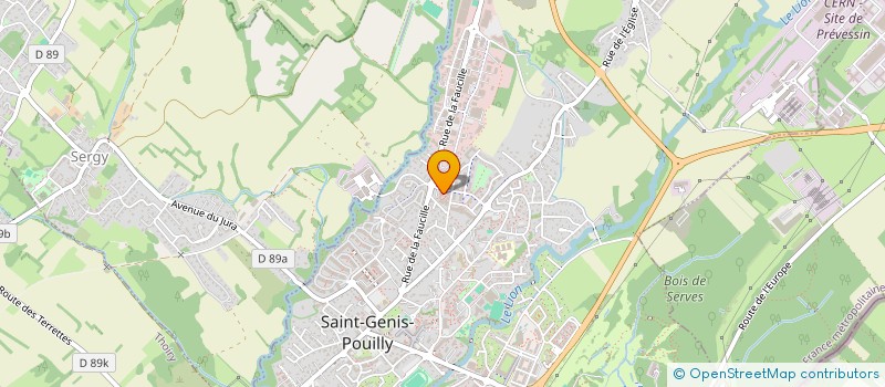 localisation de l'entreprise SCI BIMOU à SAINT-GENIS-POUILLY