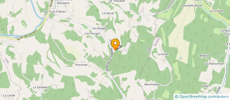 localisation de l'entreprise SCI BIN BEREKET  LISLE