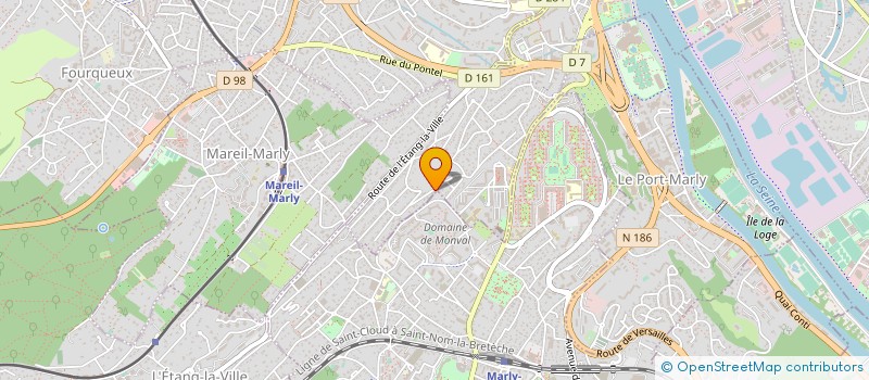 localisation de l'entreprise SCI BIN VAL THORENS  LE PECQ