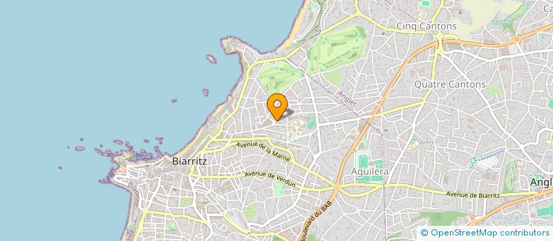 localisation de l'entreprise SCI BINAUD à BIARRITZ