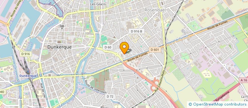 localisation de l'entreprise SCI BINAULD ET CIE à DUNKERQUE