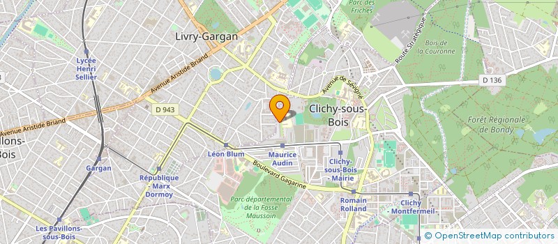 localisation de l'entreprise SCI BINBOGA à CLICHY-SOUS-BOIS