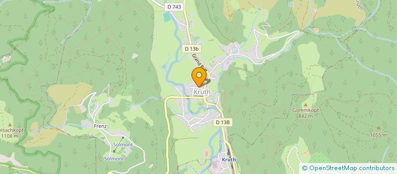 localisation de l'entreprise SCI BINDER  KRUTH