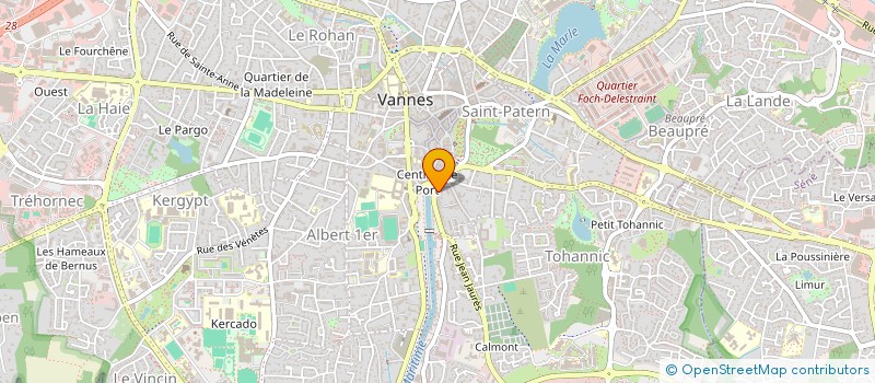 localisation de l'entreprise SCI BINDO à VANNES