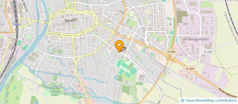 localisation de l'entreprise SCI BINET IMMOBILIER à SENS