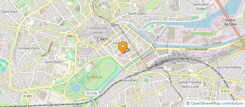 localisation de l'entreprise SCI BINET INVEST à CAEN