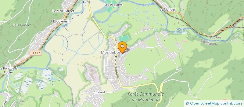 localisation de l'entreprise SCI BINETRUY IMMOBILIER  MONTLEBON