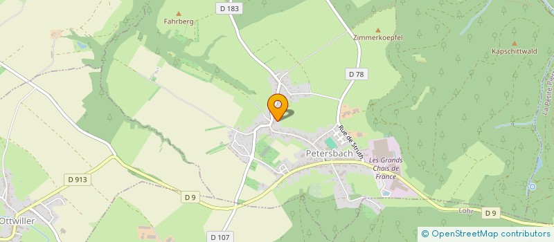 localisation de l'entreprise SCI BINGO  TIEFFENBACH