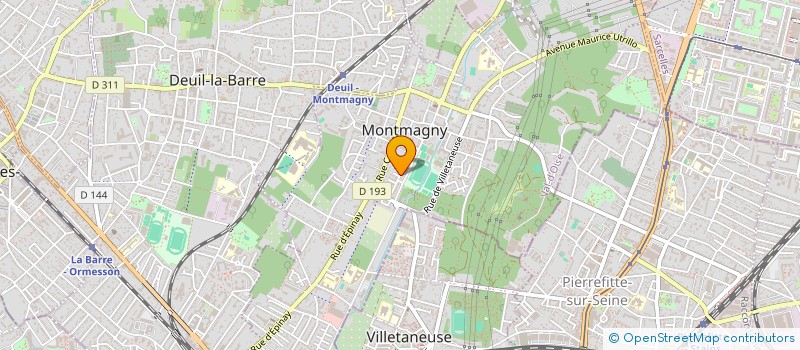 localisation de l'entreprise SCI BINIANE RODIN  MONTMAGNY