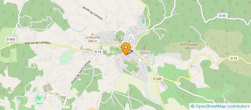 localisation de l'entreprise SCI BINICE  ROGNES