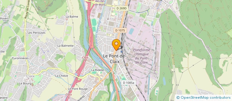 localisation de l'entreprise SCI BINKS  LE PONT-DE-CLAIX