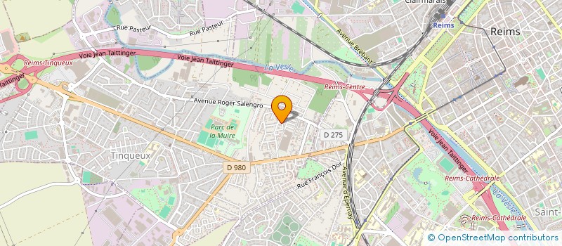 localisation de l'entreprise SCI BINOCLES  TINQUEUX