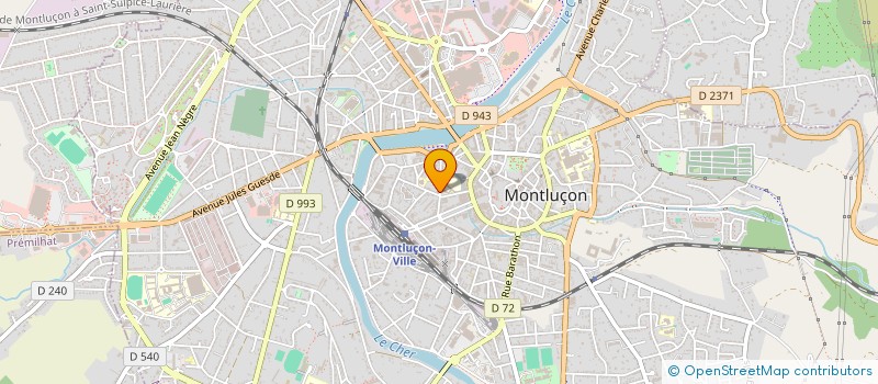 localisation de l'entreprise SCI BINON BETTAREL à MONTLUCON