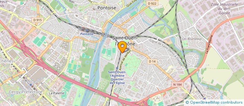 localisation de l'entreprise SCI BINVEST IMMO à SAINT-OUEN-L'AUMONE