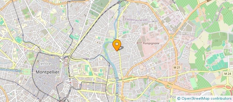 localisation de l'entreprise SCI BIO à MONTPELLIER