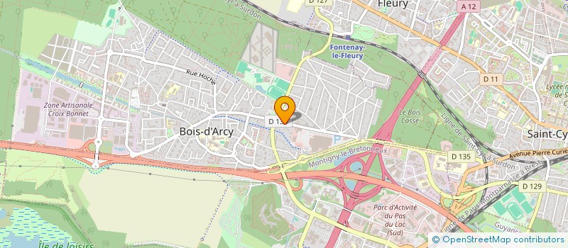 localisation de l'entreprise SCI-BIO  BOIS-D'ARCY